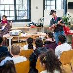 21. Europäische Kinder- und Jugendbuchmesse Saarbrücken:
Marek Toman und Raija Hauck lesen in der Wissenswerkstatt aus "Die Konditorei zum schielenden Jim"
Foto: Oliver Dietze
--
Veroeffentlichung nur nach vorheriger Honorar-Vereinbarung und mit Namensnennung.
Oliver Dietze // +49-(0)177-9761996 // post@oliverdietze.de // USt-ID DE262797891