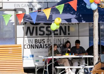 Am 11.10.2023 begann die 23. Europäische Kinder- und Jugendbuchmesse in Saarbrücken.
Foto: Oliver Dietze
--
Veroeffentlichung nur nach vorheriger Honorar-Vereinbarung und mit Namensnennung.
Oliver Dietze // +49-(0)177-9761996 // post@oliverdietze.de // USt-ID DE262797891