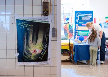 Am 11.10.2023 begann die 23. Europäische Kinder- und Jugendbuchmesse in Saarbrücken.
Foto: Oliver Dietze
--
Veroeffentlichung nur nach vorheriger Honorar-Vereinbarung und mit Namensnennung.
Oliver Dietze // +49-(0)177-9761996 // post@oliverdietze.de // USt-ID DE262797891