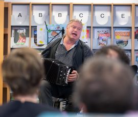 Eröffnung der Kinder- und Jugendbuchmesse in der Stadtbibliothek Saarbrücken.