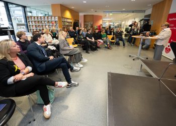 Eröffnung der Kinder- und Jugendbuchmesse in der Stadtbibliothek Saarbrücken.