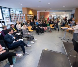 Eröffnung der Kinder- und Jugendbuchmesse in der Stadtbibliothek Saarbrücken.