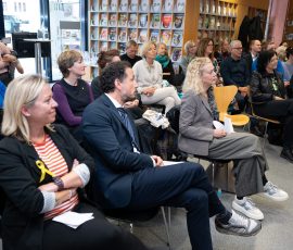 Eröffnung der Kinder- und Jugendbuchmesse in der Stadtbibliothek Saarbrücken.