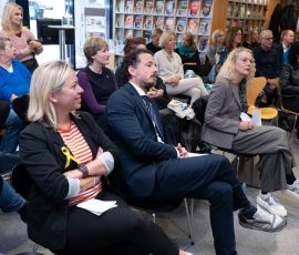 Eröffnung der Kinder- und Jugendbuchmesse in der Stadtbibliothek Saarbrücken.