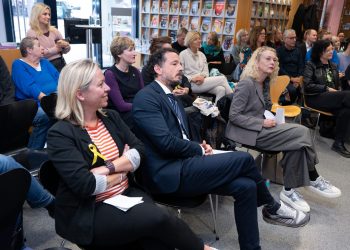 Eröffnung der Kinder- und Jugendbuchmesse in der Stadtbibliothek Saarbrücken.
