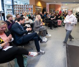 Eröffnung der Kinder- und Jugendbuchmesse in der Stadtbibliothek Saarbrücken.