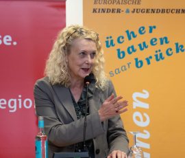 Eröffnung der Kinder- und Jugendbuchmesse in der Stadtbibliothek Saarbrücken.