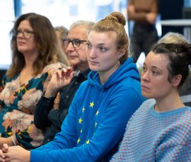 Eröffnung der Kinder- und Jugendbuchmesse in der Stadtbibliothek Saarbrücken.