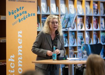 Eröffnung der Kinder- und Jugendbuchmesse in der Stadtbibliothek Saarbrücken.