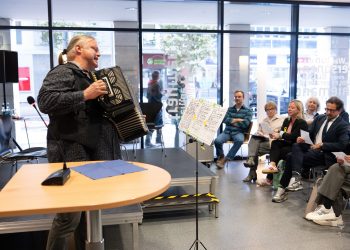 Eröffnung der Kinder- und Jugendbuchmesse in der Stadtbibliothek Saarbrücken.