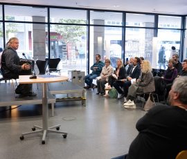 Eröffnung der Kinder- und Jugendbuchmesse in der Stadtbibliothek Saarbrücken.