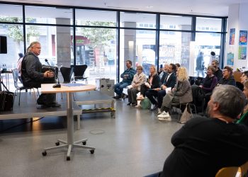 Eröffnung der Kinder- und Jugendbuchmesse in der Stadtbibliothek Saarbrücken.