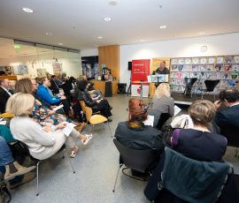 Eröffnung der Kinder- und Jugendbuchmesse in der Stadtbibliothek Saarbrücken.