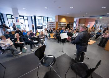 Eröffnung der Kinder- und Jugendbuchmesse in der Stadtbibliothek Saarbrücken.