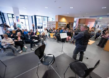 Eröffnung der Kinder- und Jugendbuchmesse in der Stadtbibliothek Saarbrücken.