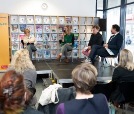 Eröffnung der Kinder- und Jugendbuchmesse in der Stadtbibliothek Saarbrücken.
