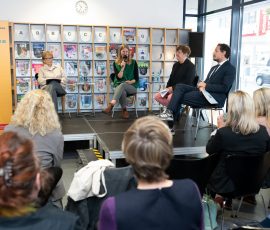 Eröffnung der Kinder- und Jugendbuchmesse in der Stadtbibliothek Saarbrücken.