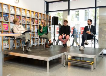 Eröffnung der Kinder- und Jugendbuchmesse in der Stadtbibliothek Saarbrücken.