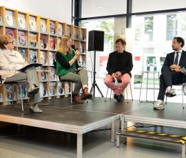 Eröffnung der Kinder- und Jugendbuchmesse in der Stadtbibliothek Saarbrücken.
