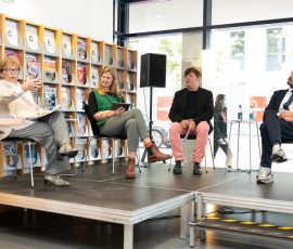 Eröffnung der Kinder- und Jugendbuchmesse in der Stadtbibliothek Saarbrücken.