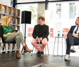 Eröffnung der Kinder- und Jugendbuchmesse in der Stadtbibliothek Saarbrücken.