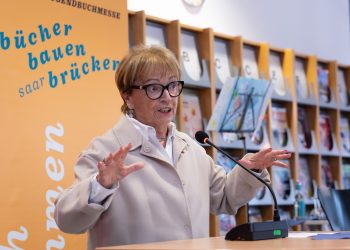 Eröffnung der Kinder- und Jugendbuchmesse in der Stadtbibliothek Saarbrücken.